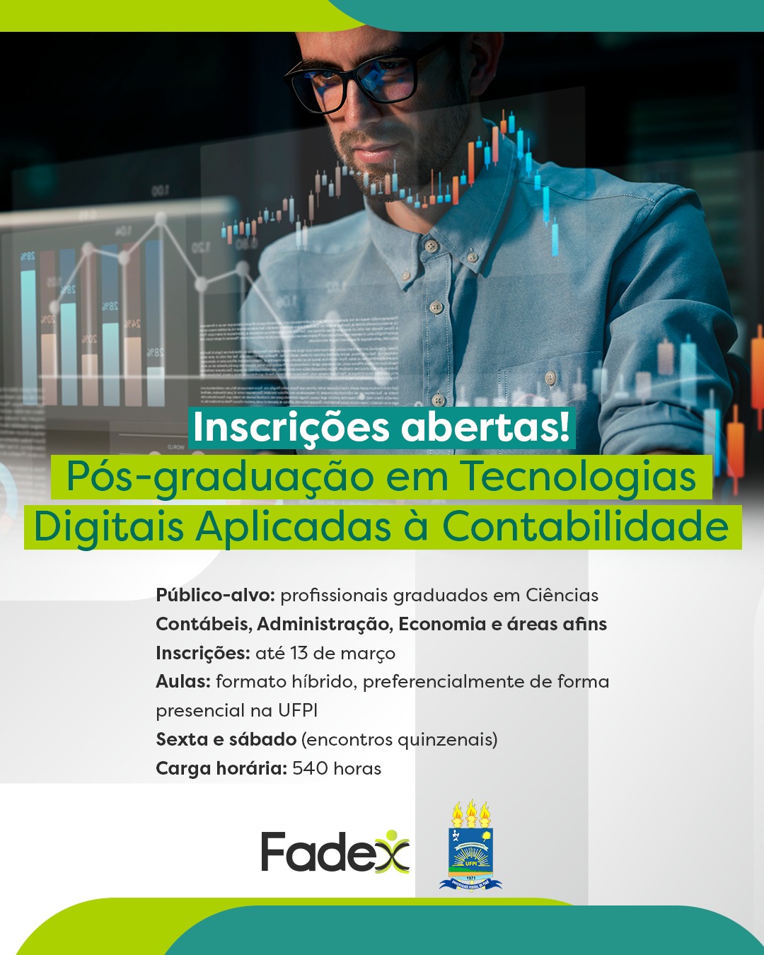 Curso de Especialização em Tecnologias Digitais Aplicadas à Contabilidade está com inscrições abertas